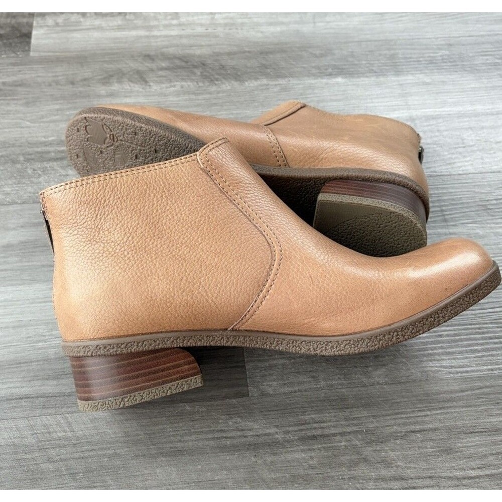 Dansko Becki Women's Waterproof Tan Leather Ankle Boots Booties Size 41 - Picture 7 of 10
